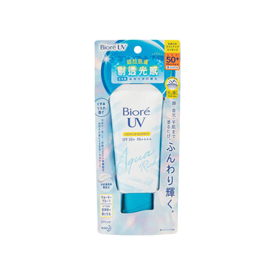 Biore UV Aqua Rich Light Up Essence 70g SPF50 + / PA ++++ Sunscreen For Light Skin - elizkofbeauty