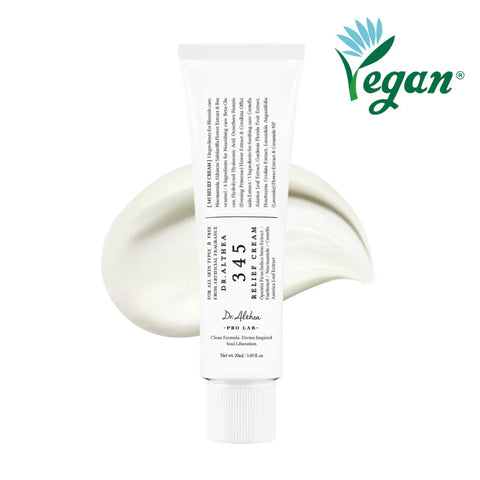 Dr.Althea 345 Relief Cream | Daily Face Moisturizer | Blemish Relief Care | Soothing Recovery & Moisture with Niacinamide, Panthenol | Korean Vegan Skin Care for All Skin Types
