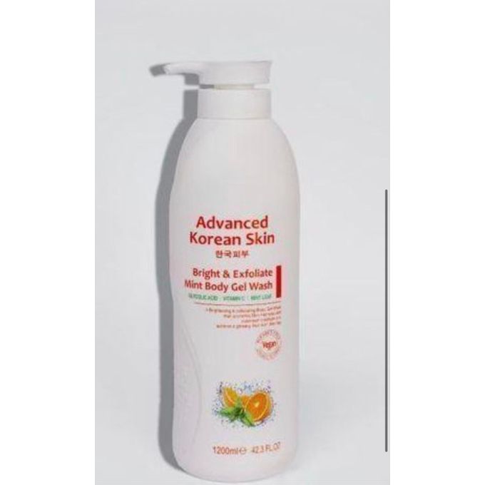 Advanced Korean Skin Body Gel Wash 1200ml - ElizkofBeauty glow combo