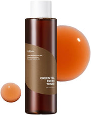 Green Tea Fresh Toner 200ml, 6.76 fl.oz | Korean Skincare | Toner for Oily Skin | Sebum Control | Hydrating and Refreshing