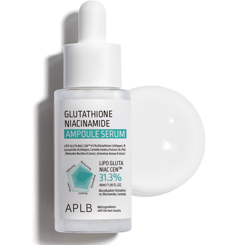 Glutathione Niacinamide Ampoule Serum Korean Skincare, Long lasting moisturizing, Improve skin elasticity, Revitalize for gentle and improve skin texture - elizkofbeauty