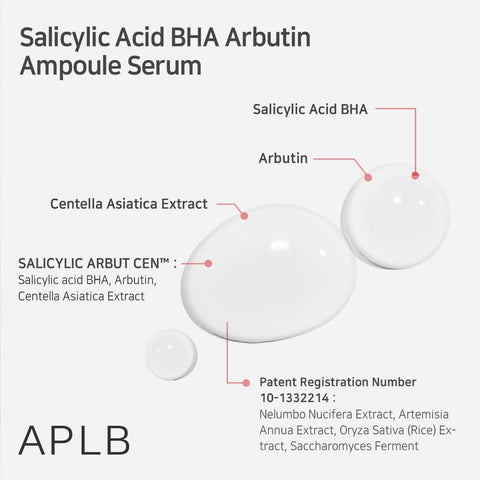 Salicylic Acid BHA Arbutin Ampoule Serum- APLB