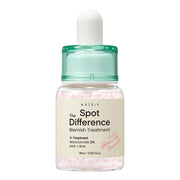 Spot The Difference Blemish Treatment with 4-Terpineol, 2% Niacinamide, AHA & BHA | Breakout & Blemish Spot Serum for Troubled Skin | Vegan & Cruelty-Free Korean Skin Care | 15ml / 0.5 fl. oz.