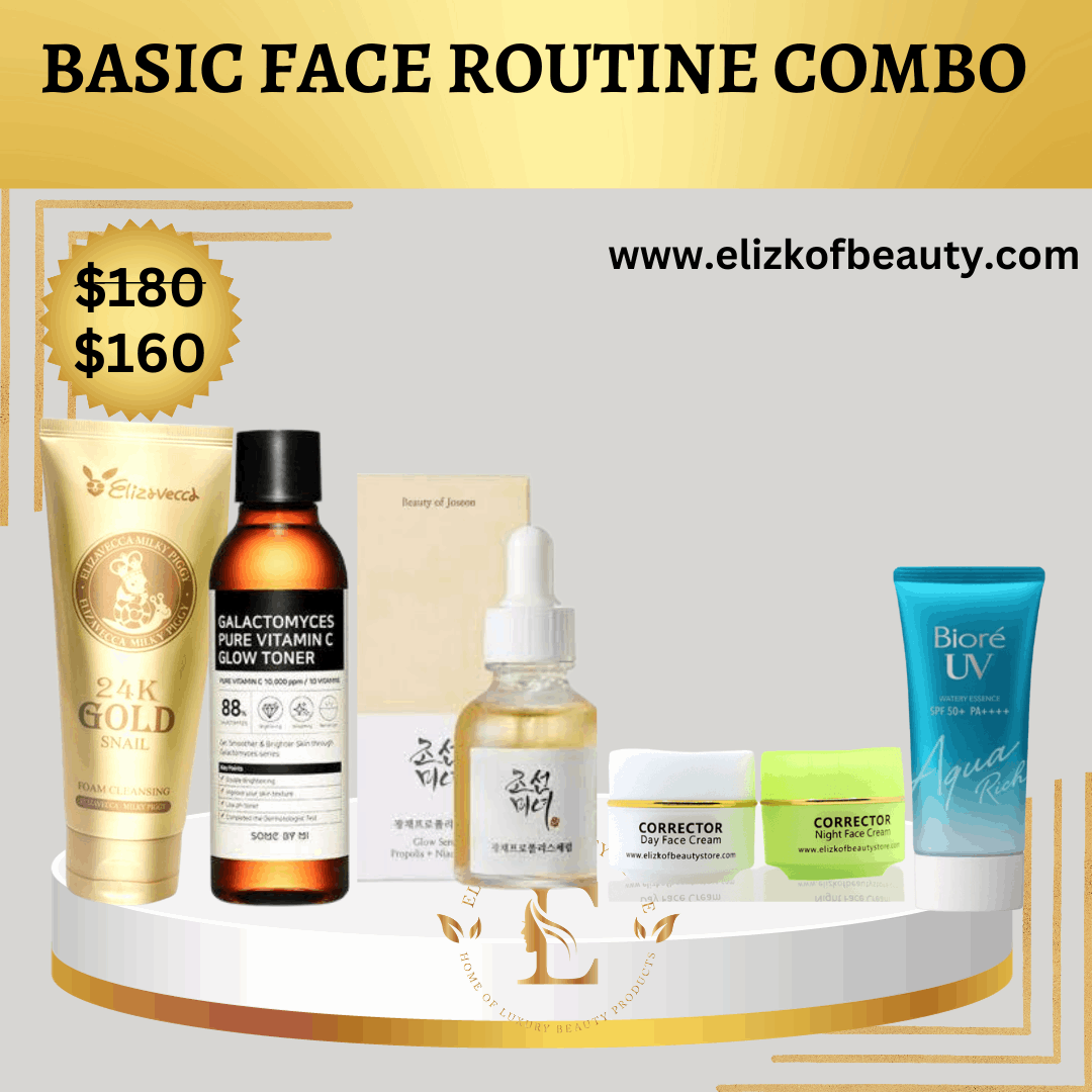 ELIZKOF  Basic Face Routine for all skin types.