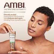 AMBI EVEN & CLEAR FADE CREAM - STUBBORN DARK SPOTS - ALL SKIN TYPES - 1OZ 30ML