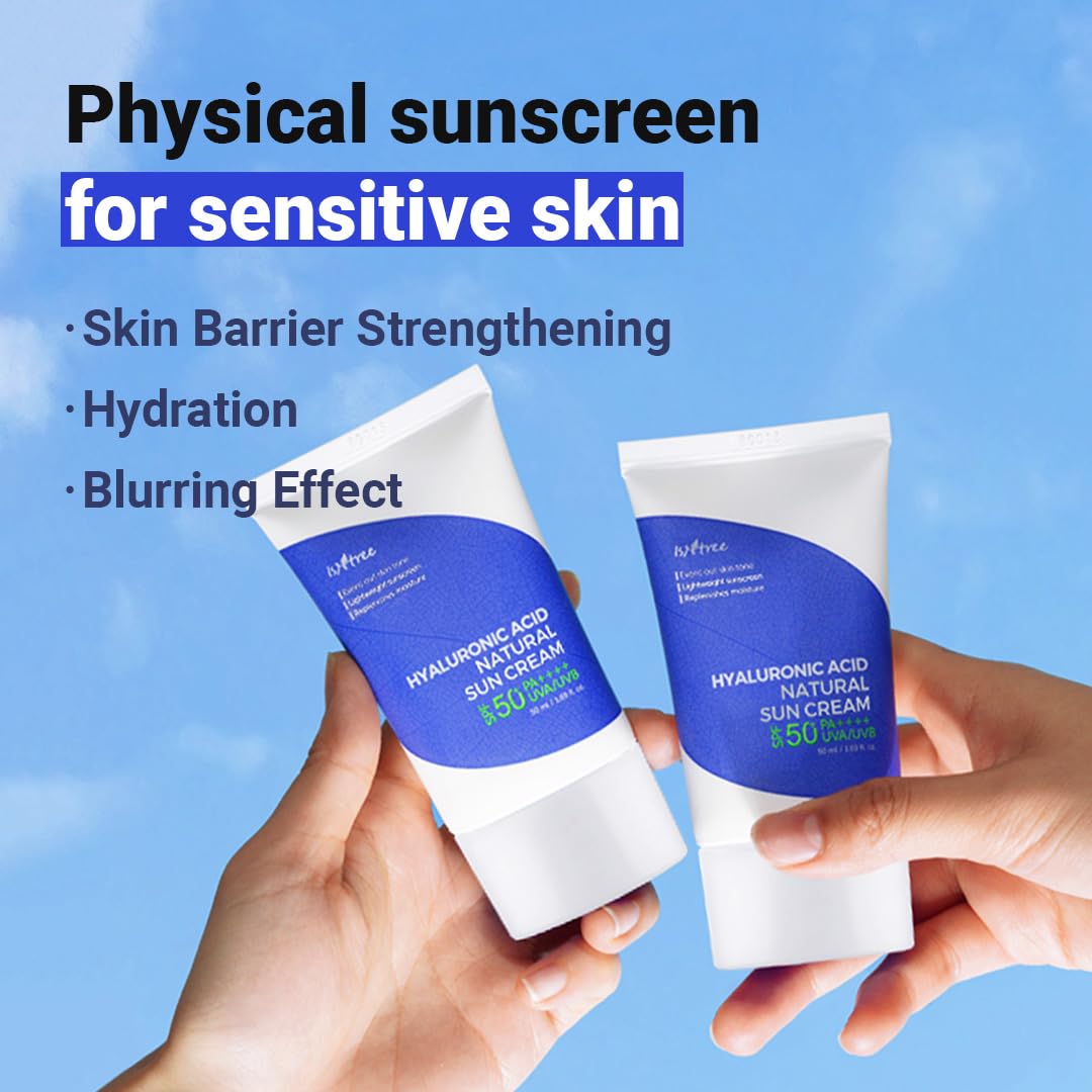 Hyaluronic Acid Natural water sun gel  Sunscreen  SPF50 PA++++ 50ml Evens out skin tone | Lightweight sunscreen | Replenishes moisture - elizkofbeauty