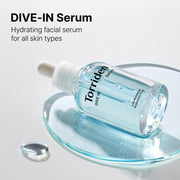 Torriden DIVE-IN Low-Molecular Hyaluronic Acid Serum, 1.69 fl oz | Fragrance-free Face Serum for Dry, Dehydrated, Oily Skin