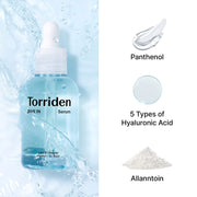 Torriden DIVE-IN Low-Molecular Hyaluronic Acid Serum, 1.69 fl oz | Fragrance-free Face Serum for Dry, Dehydrated, Oily Skin