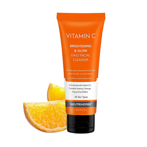 Vitamin C Face Wash, Daily Facial Cleanser with Aloe & Hyaluronic Acid| Clean,Refresh,Brighten and Balance Complexion| For All Skin Type,... For all skin types)