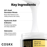 Advanced Snail 92 All In One Cream- COSRX  100G