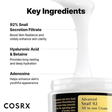 Advanced Snail 92 All In One Cream- COSRX  100G