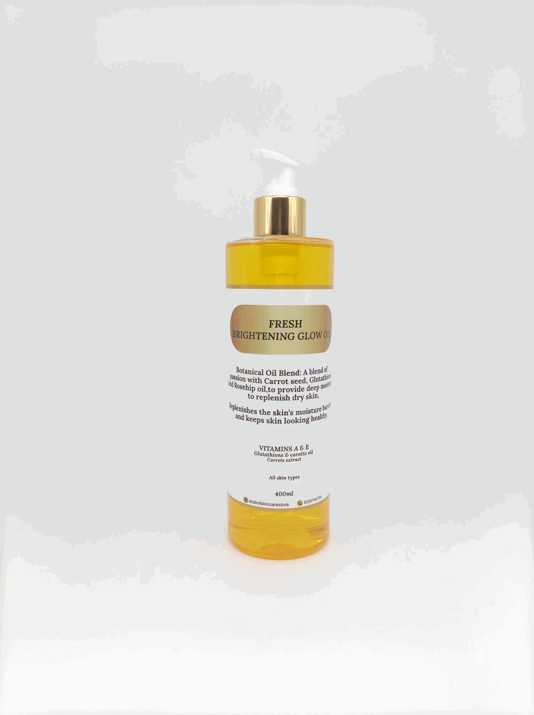 FRESH BRIGHTENING GLOW OIL-  BOTANICAL OIL BLEND IN 400ML