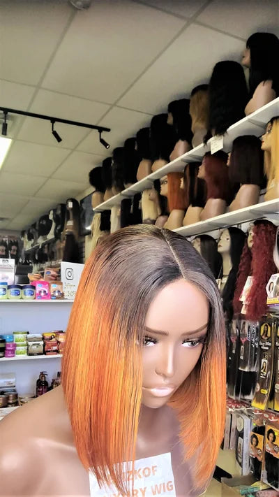 Blunt Bob Wig 8''-10inches Ready to Ship - elizkofbeauty