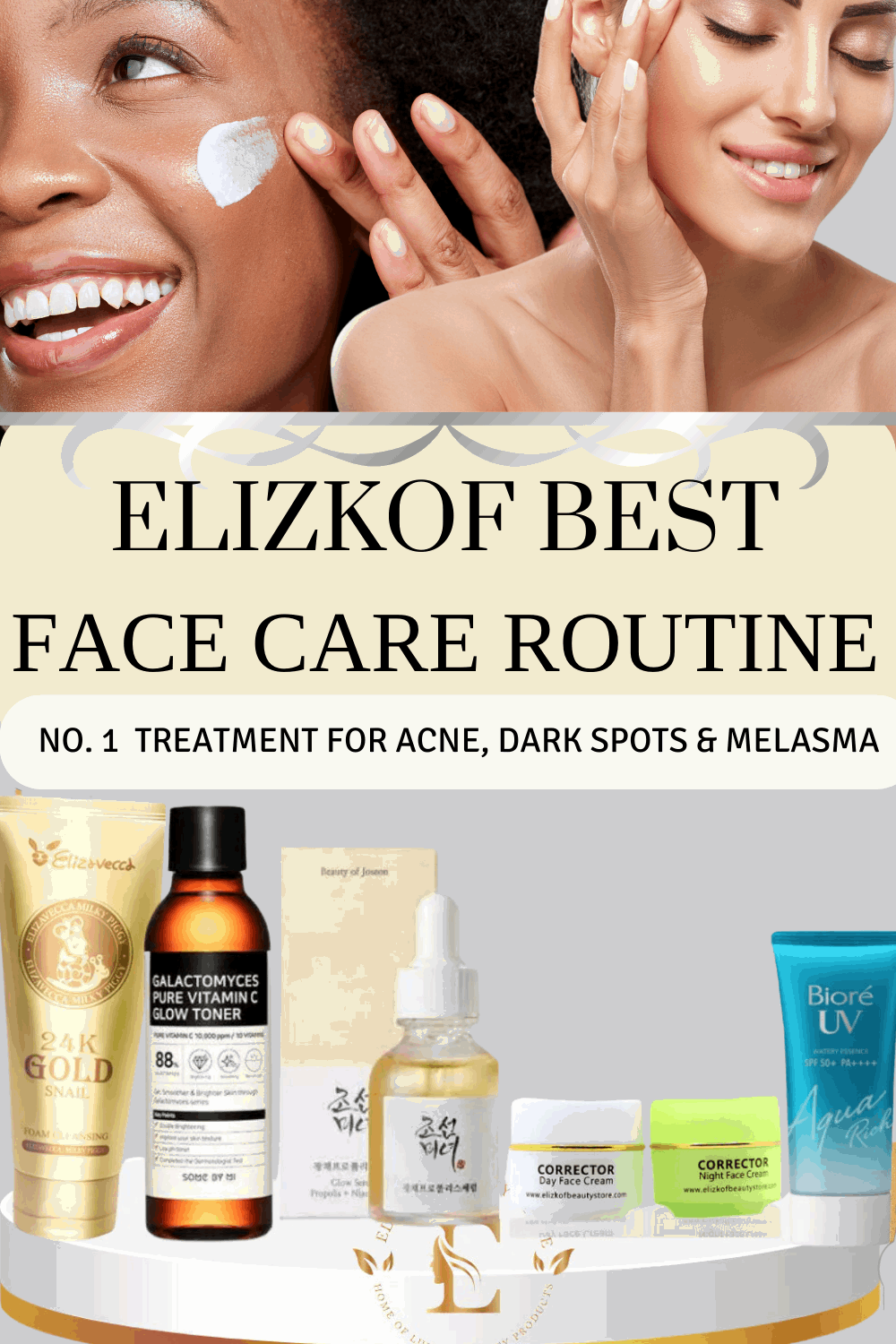 ELIZKOF  Basic Face Routine for all skin types.