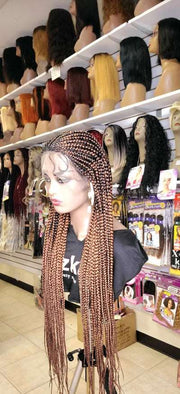 Ghana Cornrow Wig (Red)