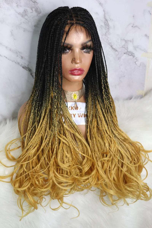 KNOTLESS BRAIDED WIG ( READY TO SHIP)