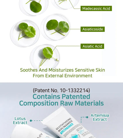 Glutathione Niacinamide Sunscreen -APLB