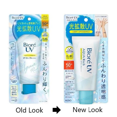Sunscreen SPF50 plus   Biore UV Aqua Rich Light Up Essence/SPF50+ - elizkofbeauty