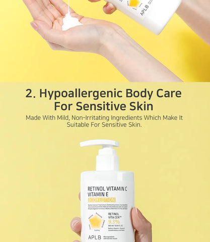 Retinol Vitamin C Vitamin E Body Lotion -APLB
