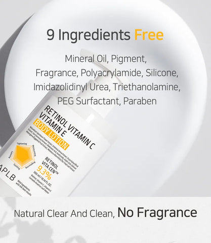 Retinol Vitamin C Vitamin E Body Lotion -APLB