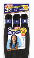3x Ruwa Kids Pre-Stretched Braid "12" 1