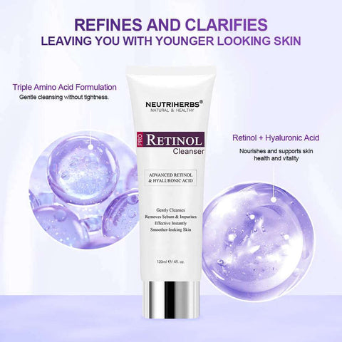 Neutriherbs Retinol Cleanser advanced retinol & Hyaluronic Acid