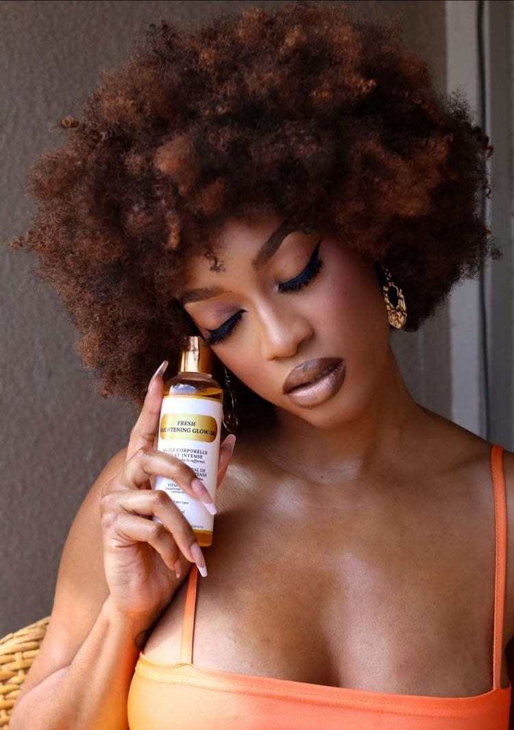 FRESH BRIGHTENING GLOW OIL. GLUTATHIONE & CARROT OIL. 200ml
