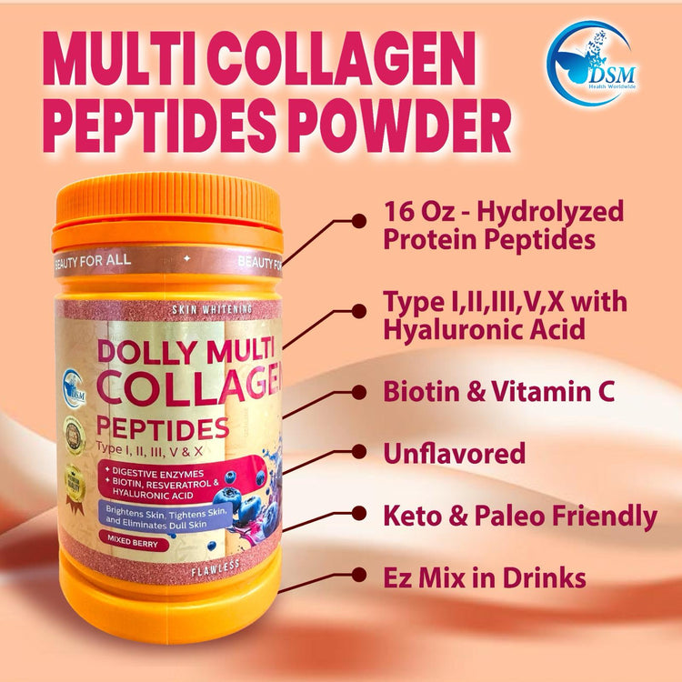 DOLLY MULTI COLLAGEN - More Elastic And Youthful look - elizkofbeauty