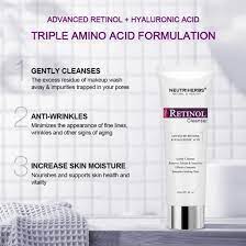 Neutriherbs Retinol Cleanser advanced retinol & Hyaluronic Acid