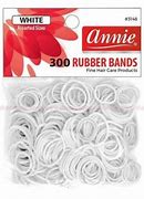 Annie 300 rubber bands (white)