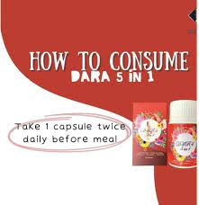 Dara 5 in 1 slimming pills natural body Slimming Caps - elizkofbeauty