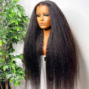 kinky Straight 5x5 HD Lace Custom Glueless Wig,