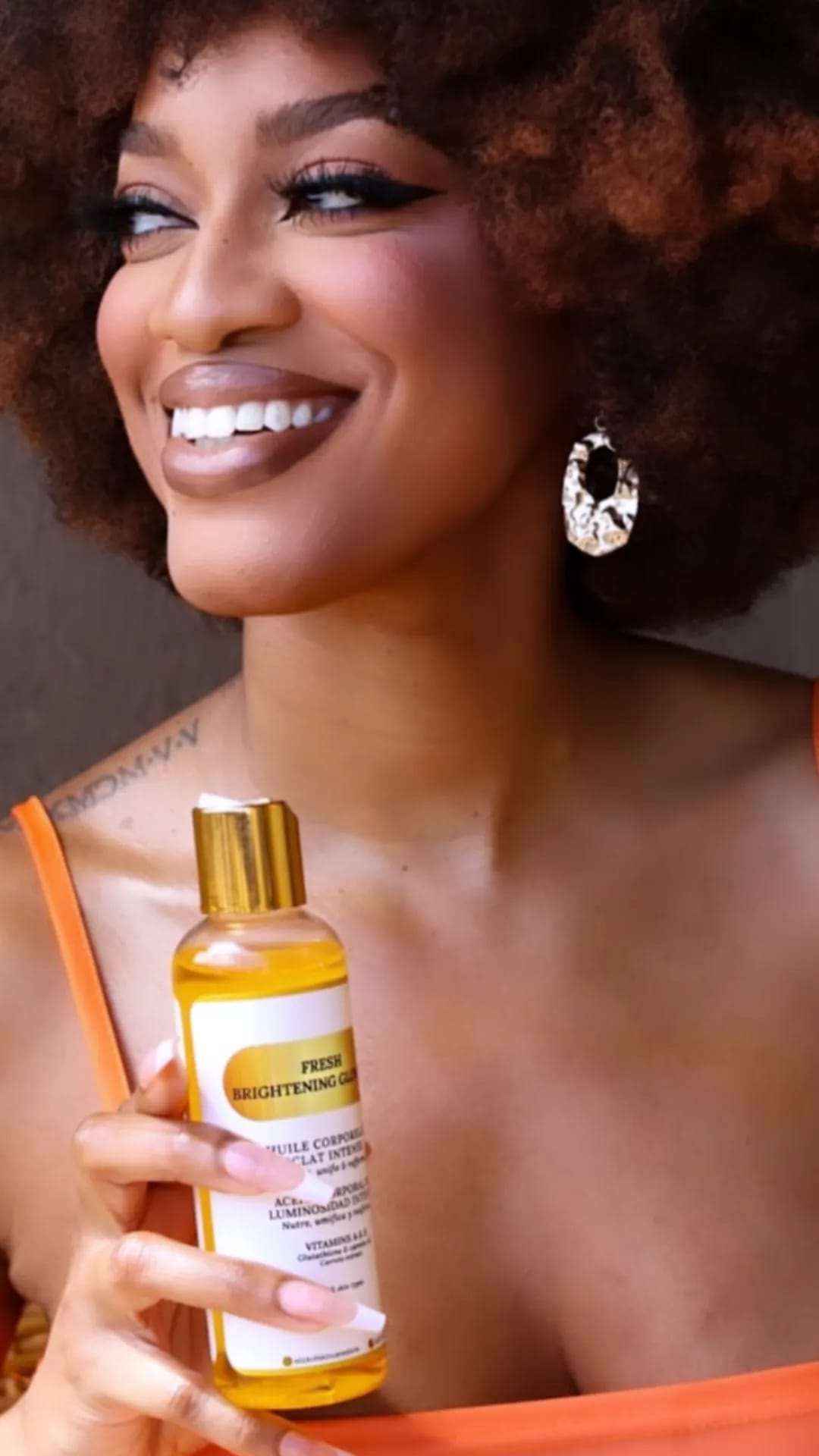 FRESH BRIGHTENING GLOW OIL. GLUTATHIONE & CARROT OIL. 200ml