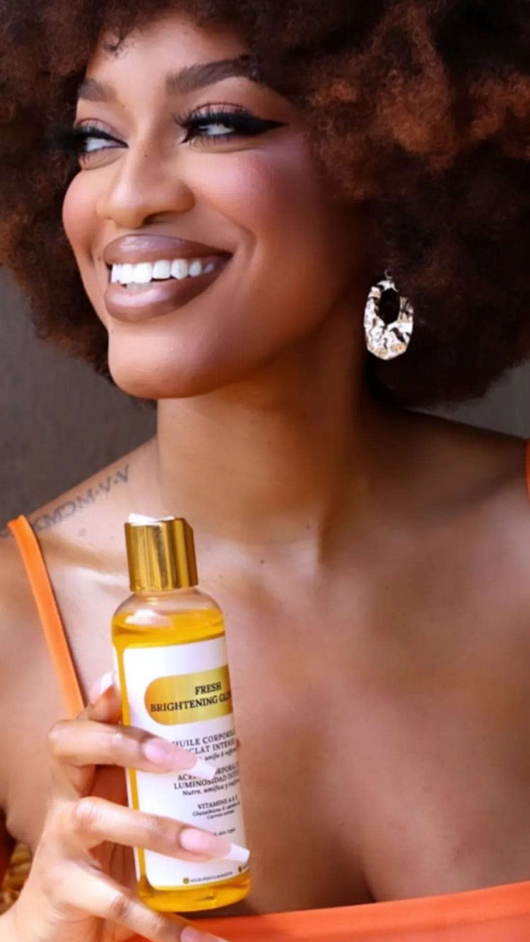 FRESH BRIGHTENING GLOW OIL. GLUTATHIONE & CARROT OIL. 200ml