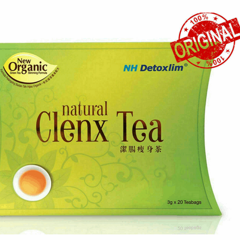 1 BOX DETOX CLENX TEA HERBAL SLIMMING NATURAL FAST WEIGHT LOSS QUICK DETOX