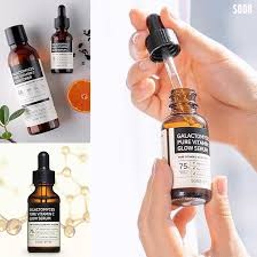 Galactomyces Pure Vitamin C Glow Serum-Pure Vitamin C 30,000 PPM / 10 Vitamins 75% Galactomyces Double Brightening Improve Your Skin Texture Non-Sticky Richness - elizkofbeauty