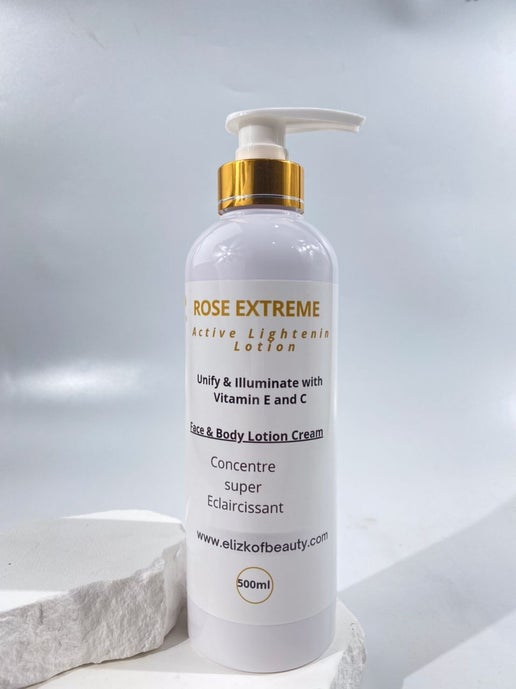 ROSE EXTREME.  Active skin Lightening Lotion for Face &amp; Body. - elizkofbeauty