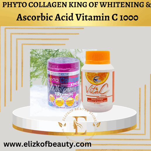 Phyto Collagen Whitening and VITAMIN C & Ascorbic Acid 1000MG