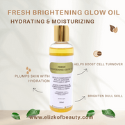 2 PIECES OF FRESH BRIGHTENING GLOW OIL. GLUTATHIONE & CARROT OIL. 200ml