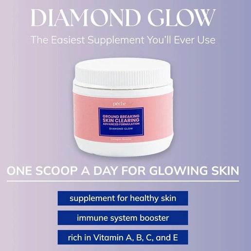 DIAMOND GLOW SKIN SUPPLEMENT FOR ANTI-AGING, WHITENING, ENERGY BOOSTER.  X 12PIECES