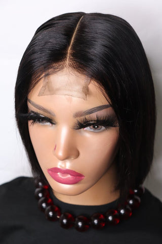 Simple Bob Glueless Wig (Available in small cap ready to ship)