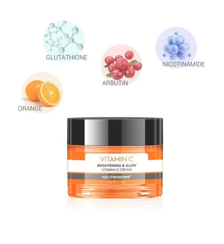 Vitamin C Face Cream For Glowing Skin, Best Vitamin C Face Cream for Anti-Aging and Anti Wrinkles - elizkofbeauty