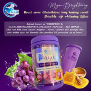 MAGIC BRIGHTENING WITH 75% GLUTATHIONE, COLLAGEN & BEEN HONEY - BY DMS - elizkofbeauty