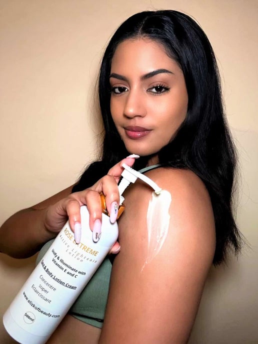 ROSE EXTREME.  Active skin Lightening Lotion for Face & Body. - elizkofbeauty
