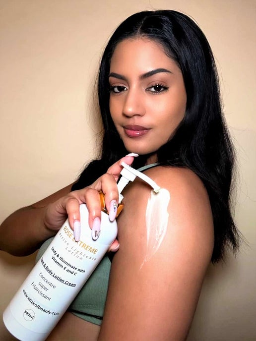 ROSE EXTREME.  Active skin Lightening Lotion for Face &amp; Body. - elizkofbeauty