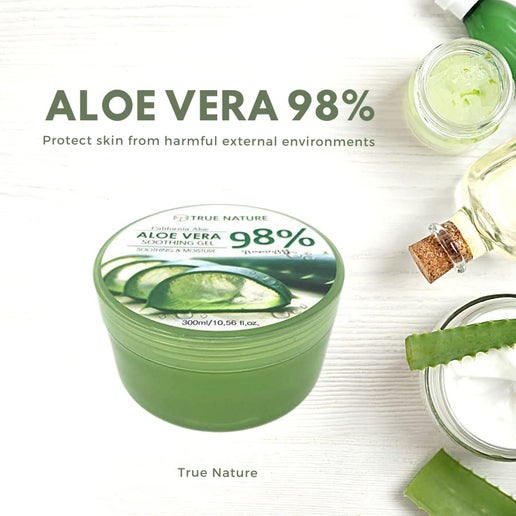 Nature Soothing & Moisture Aloe Vera 98% Face Moisturizer Body Aloe Vera Gel - elizkofbeauty