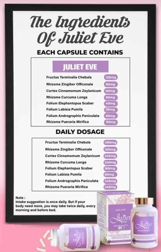 Juliet Eve Herbal Supplement X 12Pieces – elizkofbeauty