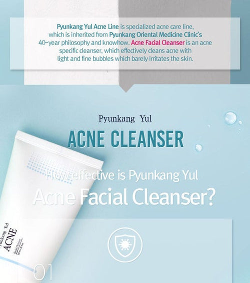 ACNE Acne Treatment -Acne Facial Cleanser 120ml by Pyunkang Yul - elizkofbeauty