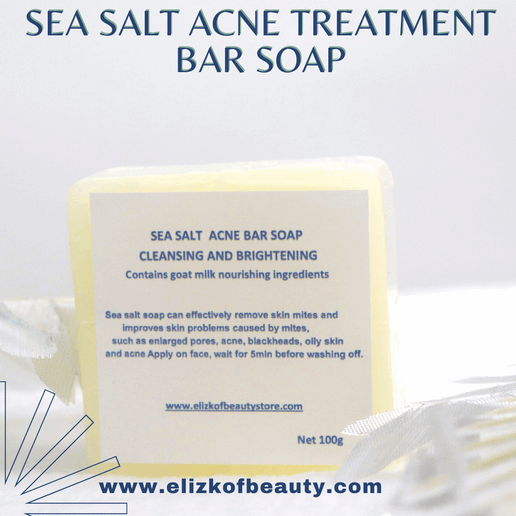 SEA SALT ACNE TREATMENT BAR SOAP.