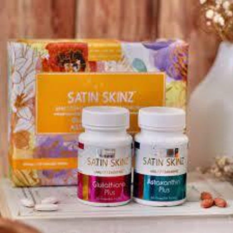 SATIN SKIN GLUTATHIONE AND B'BEAU VITAMIN C & B'BEAU GLUTATHIONE